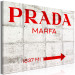 Canvas Art Print Prada Concrete (1 Part) Wide 122301 additionalThumb 2