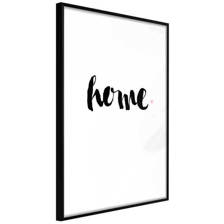 Wall Poster Home and Dot - artistic English text on a white background 122901 additionalImage 12
