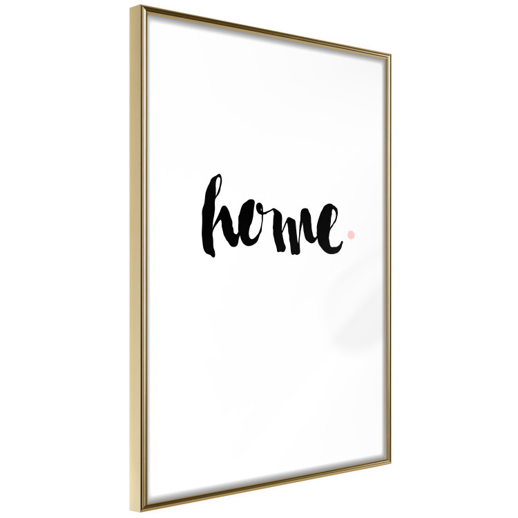 Wall Poster Home and Dot - artistic English text on a white background 122901 additionalImage 12