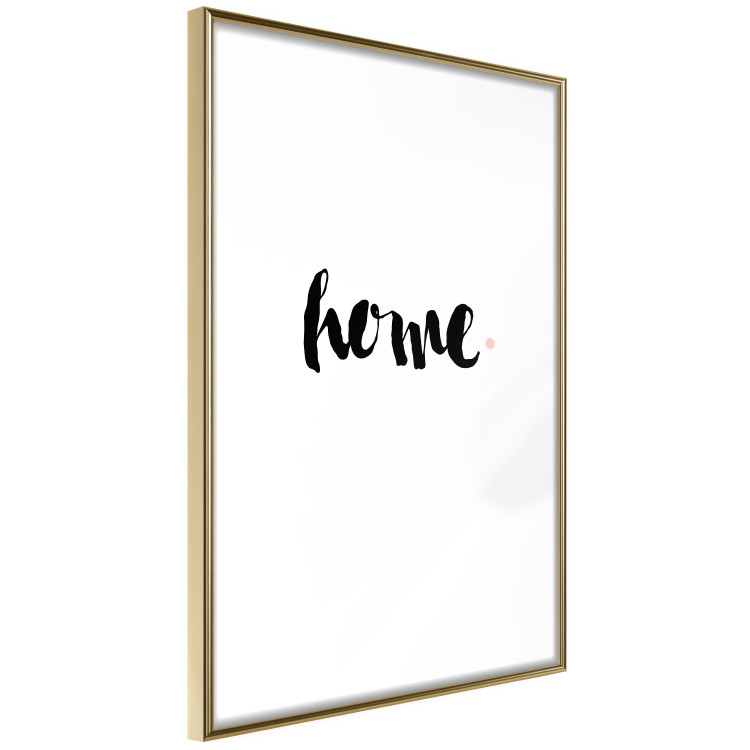 Wall Poster Home and Dot - artistic English text on a white background 122901 additionalImage 6