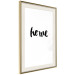 Wall Poster Home and Dot - artistic English text on a white background 122901 additionalThumb 2