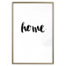 Wall Poster Home and Dot - artistic English text on a white background 122901 additionalThumb 20