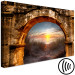 Canvas Print Sunset under the arcade - photograph with the sea, dunes and beach 124001 additionalThumb 6