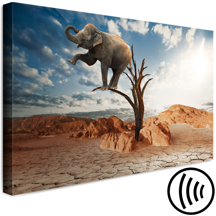 Canvas Print Surreal Elephant (1 Part) Wide 126201 additionalImage 6