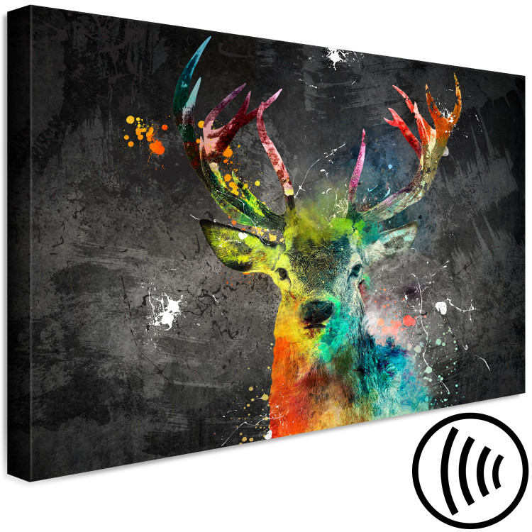 Canvas Rainbow Deer (1 Part) Wide 126901 additionalImage 6