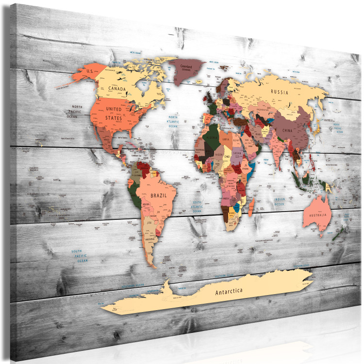 Large canvas print World Map: New Directions [Large Format] 128501 additionalImage 2