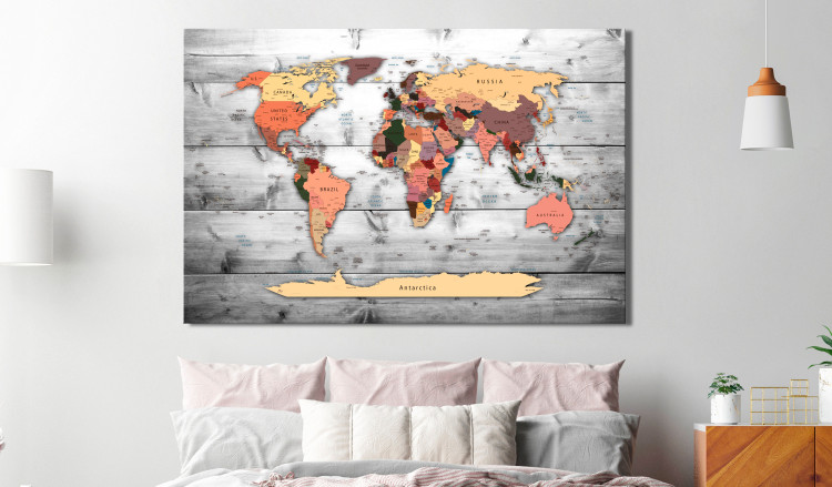 Large canvas print World Map: New Directions [Large Format] 128501 additionalImage 5