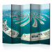 Room Divider Screen Dubai: Palm Island II (5-piece) - marine landscape from a bird's eye view 129001