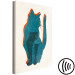 Canvas Print Cat Moods (1-part) vertical - animal abstraction on a light background 129601 additionalThumb 6
