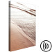 Canvas Art Print September Rhythm (1-piece) Vertical - sepia beach landscape 129701 additionalThumb 6