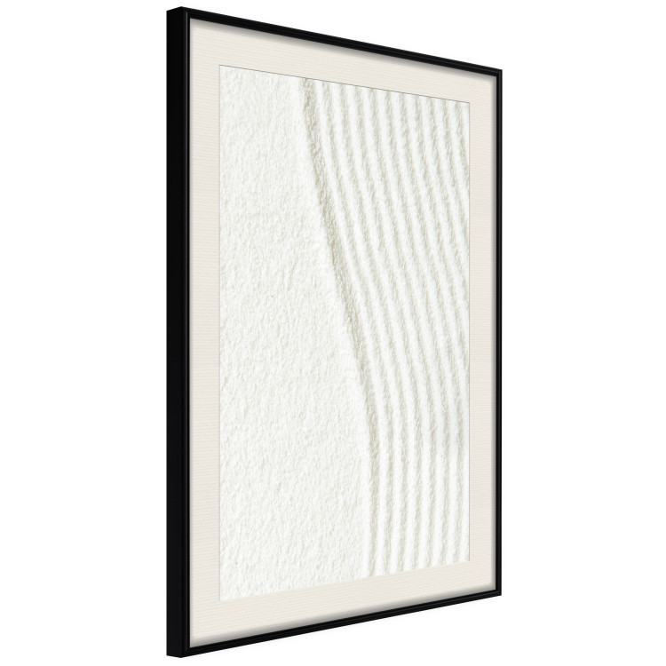 Wall Poster Harmony in Nature - composition of white sand arranged in smooth waves 131801 additionalImage 2