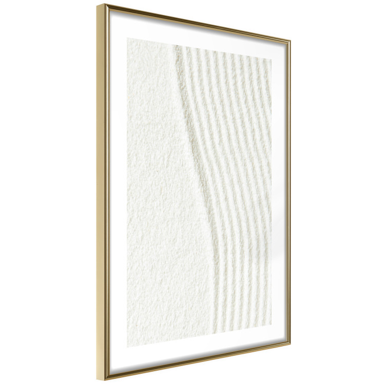 Wall Poster Harmony in Nature - composition of white sand arranged in smooth waves 131801 additionalImage 7
