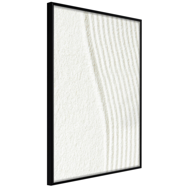 Wall Poster Harmony in Nature - composition of white sand arranged in smooth waves 131801 additionalImage 11