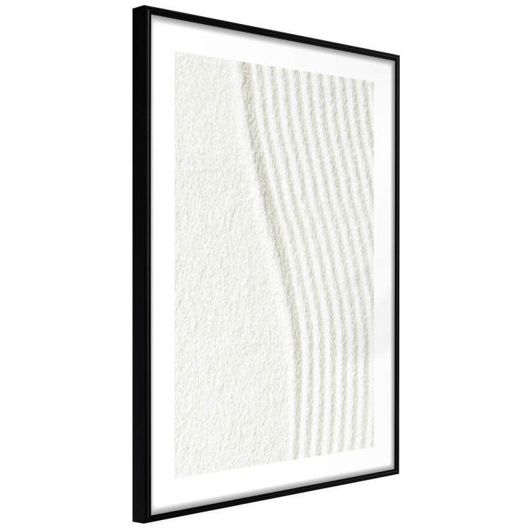 Wall Poster Harmony in Nature - composition of white sand arranged in smooth waves 131801 additionalImage 6