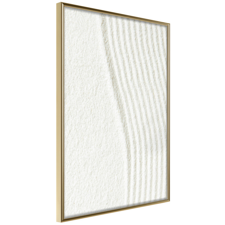 Wall Poster Harmony in Nature - composition of white sand arranged in smooth waves 131801 additionalImage 14