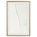 Wall Poster Harmony in Nature - composition of white sand arranged in smooth waves 131801 additionalThumb 23