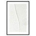 Wall Poster Harmony in Nature - composition of white sand arranged in smooth waves 131801 additionalThumb 20