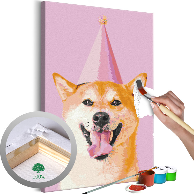 Paint by Number Kit Funny Shiba 132301