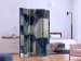 Room Divider Concrete City (3-piece) - geometric abstraction in gray 132601 additionalThumb 2
