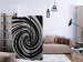Room Separator Black and white swirl (3-piece) - black and white abstract swirl 132701 additionalThumb 4