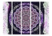 Room Divider Screen Round Stained Glass (Purple) II (5-piece) - background in ethnic ornaments 133401 additionalThumb 3