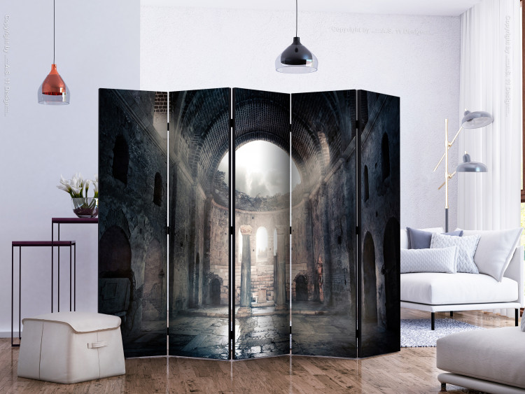 Folding Screen Chamber of Secrets II - dilapidated brick building in a dark style 133801 additionalImage 2
