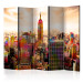 Room Divider Screen Colors of New York City III II - New York City with colorful accents 133901