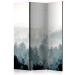 Room Separator Winter Forest - misty forest landscape against a bright sky 134101