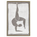 Wall Poster Gymnast - contorted silhouette of a woman in an abstract motif 134201 additionalThumb 18