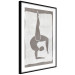 Wall Poster Gymnast - contorted silhouette of a woman in an abstract motif 134201 additionalThumb 6