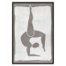 Wall Poster Gymnast - contorted silhouette of a woman in an abstract motif 134201 additionalThumb 19