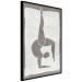 Wall Poster Gymnast - contorted silhouette of a woman in an abstract motif 134201 additionalThumb 11