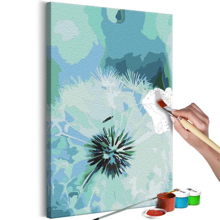 Paint by Number Kit Turquoise Dandelion  138501 additionalImage 3