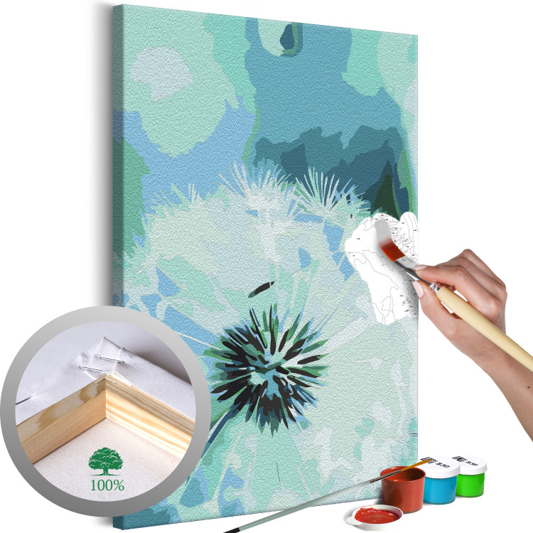 Paint by Number Kit Turquoise Dandelion  138501