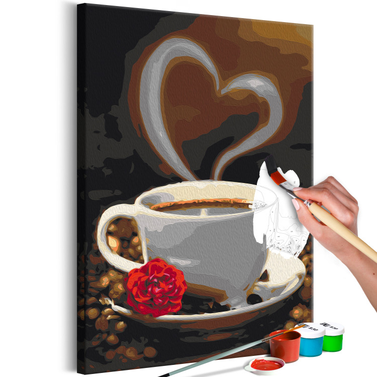 Paint by Number Kit Heart and Coffee 143301 additionalImage 3