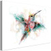 Canvas Colorful Hummingbird (1-piece) Wide - multicolored bird for children 143501 additionalThumb 2