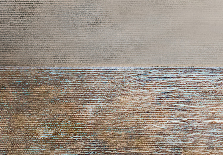 Canvas Golden Sea (1-piece) - abstraction with brown-gray tones 143801 additionalImage 5