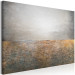 Canvas Golden Sea (1-piece) - abstraction with brown-gray tones 143801 additionalThumb 2