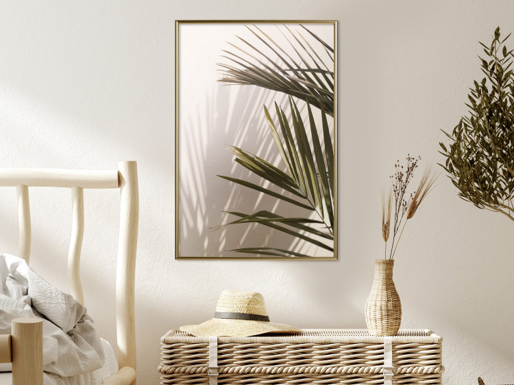 Poster Palm Leaves - Sunny View With a Peaceful Play of Shade and Light 145301 additionalImage 15