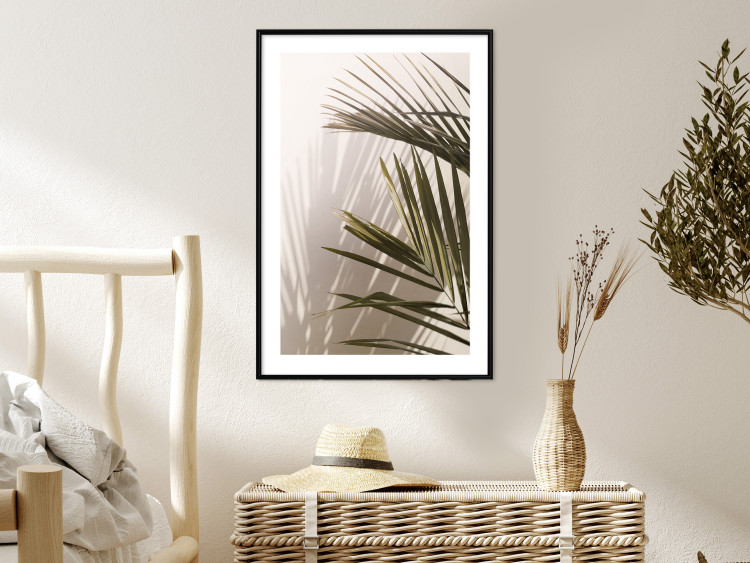 Poster Palm Leaves - Sunny View With a Peaceful Play of Shade and Light 145301 additionalImage 13