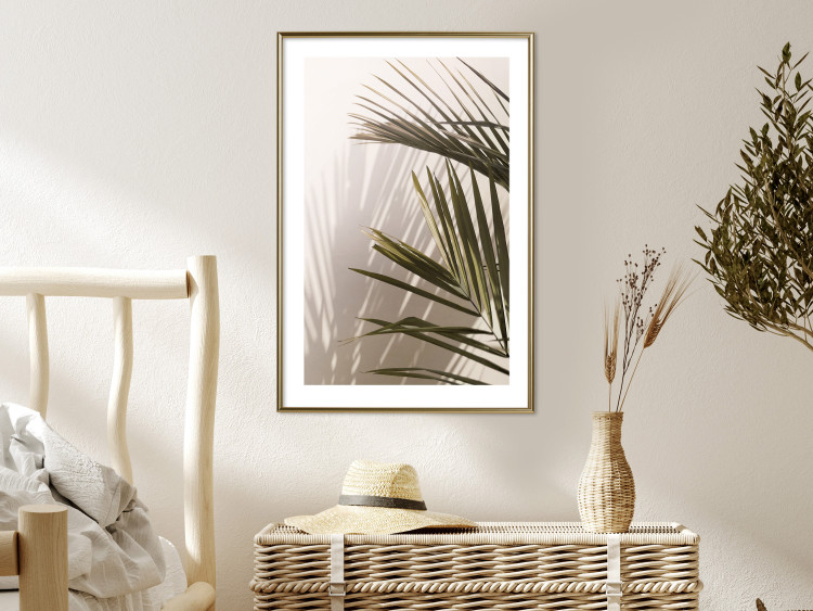 Poster Palm Leaves - Sunny View With a Peaceful Play of Shade and Light 145301 additionalImage 19
