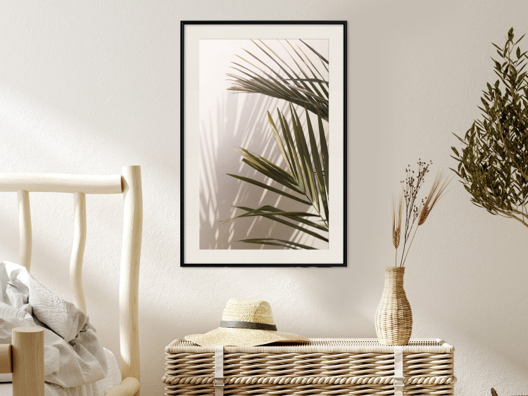 Poster Palm Leaves - Sunny View With a Peaceful Play of Shade and Light 145301 additionalImage 17