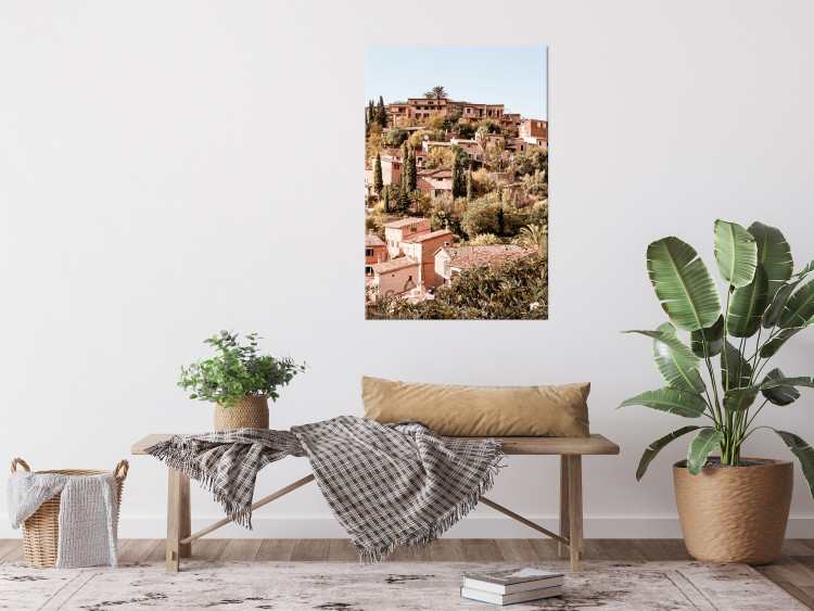 Canvas Print Village on the Hill (1-piece) - landscape with Spanish architecture 145501 additionalImage 3