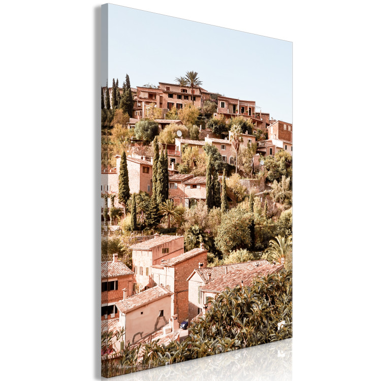 Canvas Print Village on the Hill (1-piece) - landscape with Spanish architecture 145501 additionalImage 2
