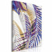 Paint by Number Kit Windy Morning - Delicate Purple Palm Branches on a Gray Background 146201 additionalThumb 4