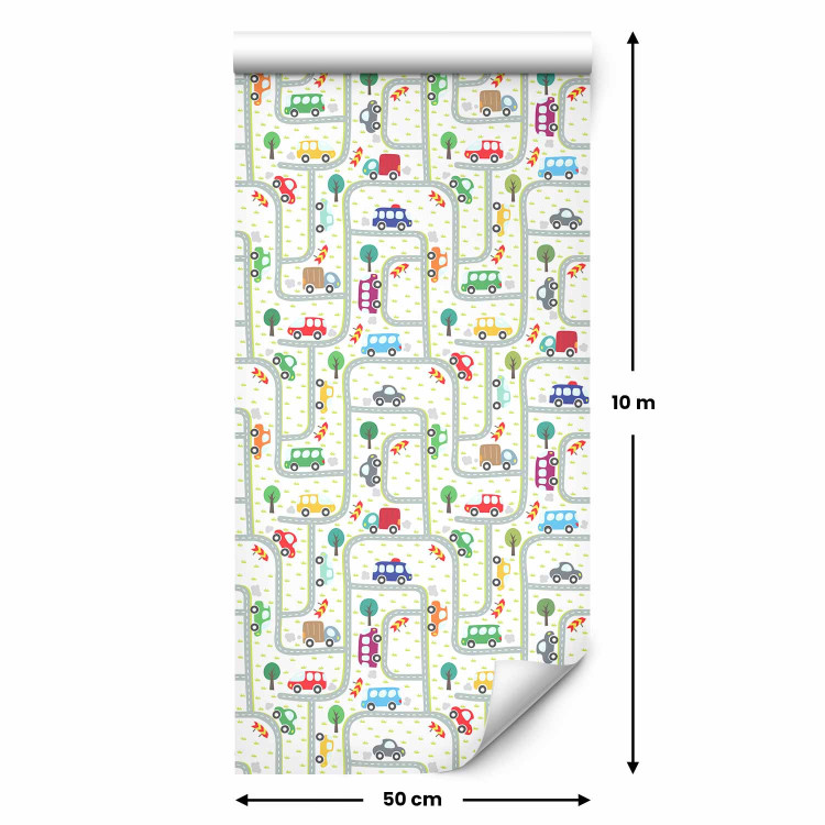 Wallpaper Cars - Children’s Automotive Theme for a Boy’s Room 146301 additionalImage 2