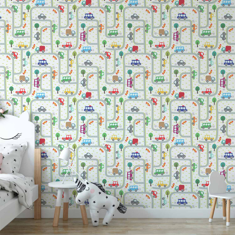 Wallpaper Cars - Children’s Automotive Theme for a Boy’s Room 146301 additionalImage 10
