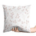 Decorative Velor Pillow Subtle foliage - a minimalist floral pattern on white background 147101 additionalThumb 4