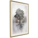 Wall Poster Landscape - Tree With Extensive Roots on a Brown and White Background 148901 additionalThumb 10