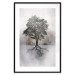 Wall Poster Landscape - Tree With Extensive Roots on a Brown and White Background 148901 additionalThumb 24